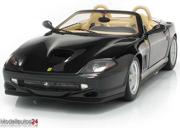 Ferrari 550 Barchetta Pininfarina, schwarz, Maßstab 1:18