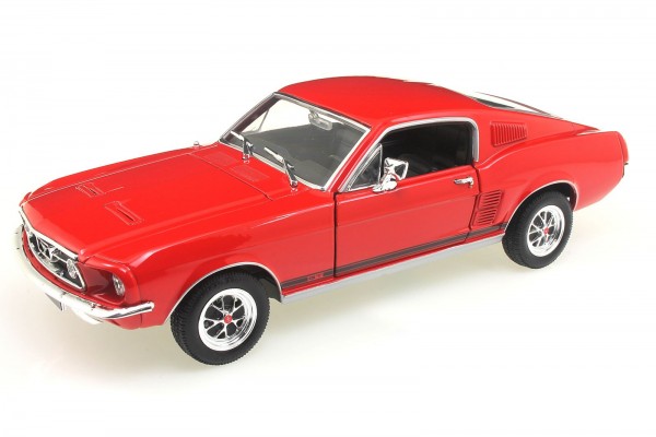 Welly 1:24 Ford Mustang GT 1967 rot Modellauto